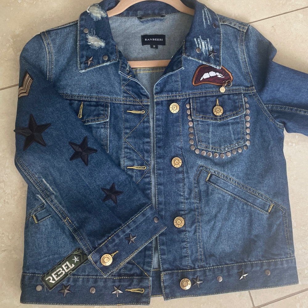 Ranbeeri Women's Blue Jean Jacket